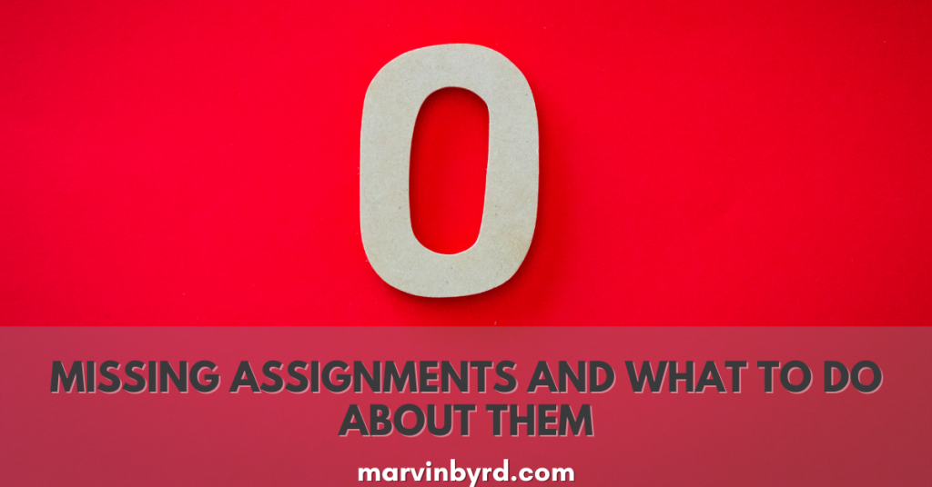 meaning of missing assignments